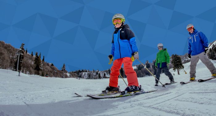 Photo of Kids Skiing the Basin