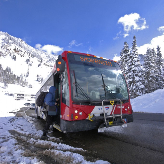 snowbasin ski bus