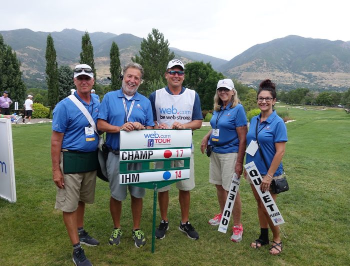 Volunteers for the Golf Tournament