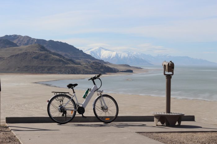 biking Antelope Island 55