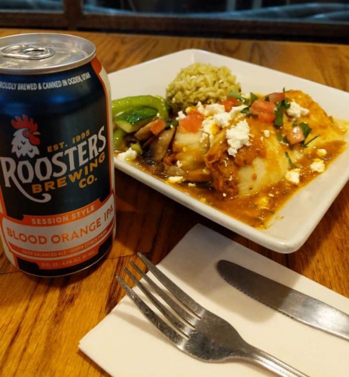Dinner at Roosters Brewing Company