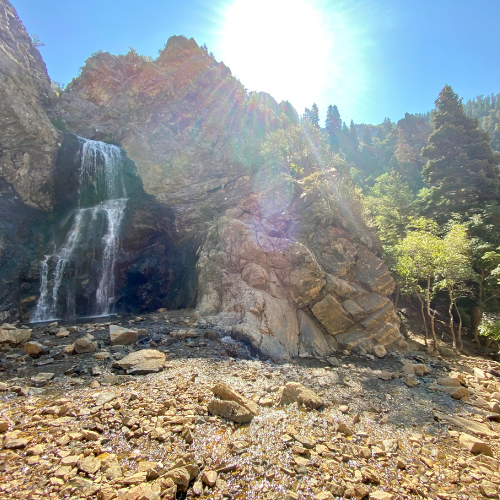 Adams Canyon Waterfall in Layton Utah