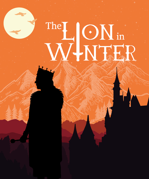 The Lion in Winter performance poster at the CenterPoint Legacy Theatre