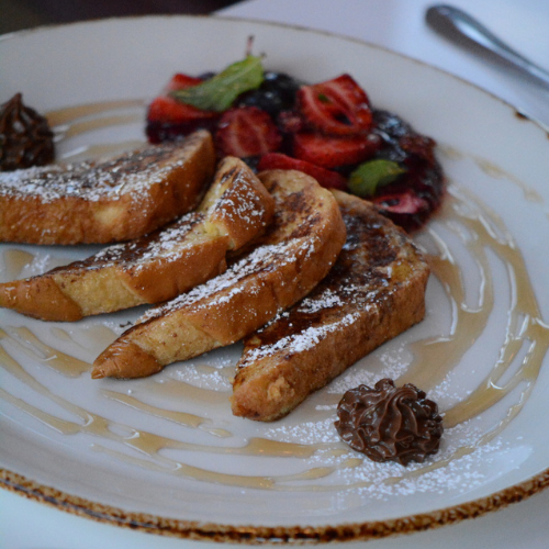 French Toast at Plated Dreams in North Salt Lake Utah.